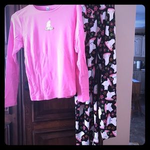 Flannel holiday pajamas